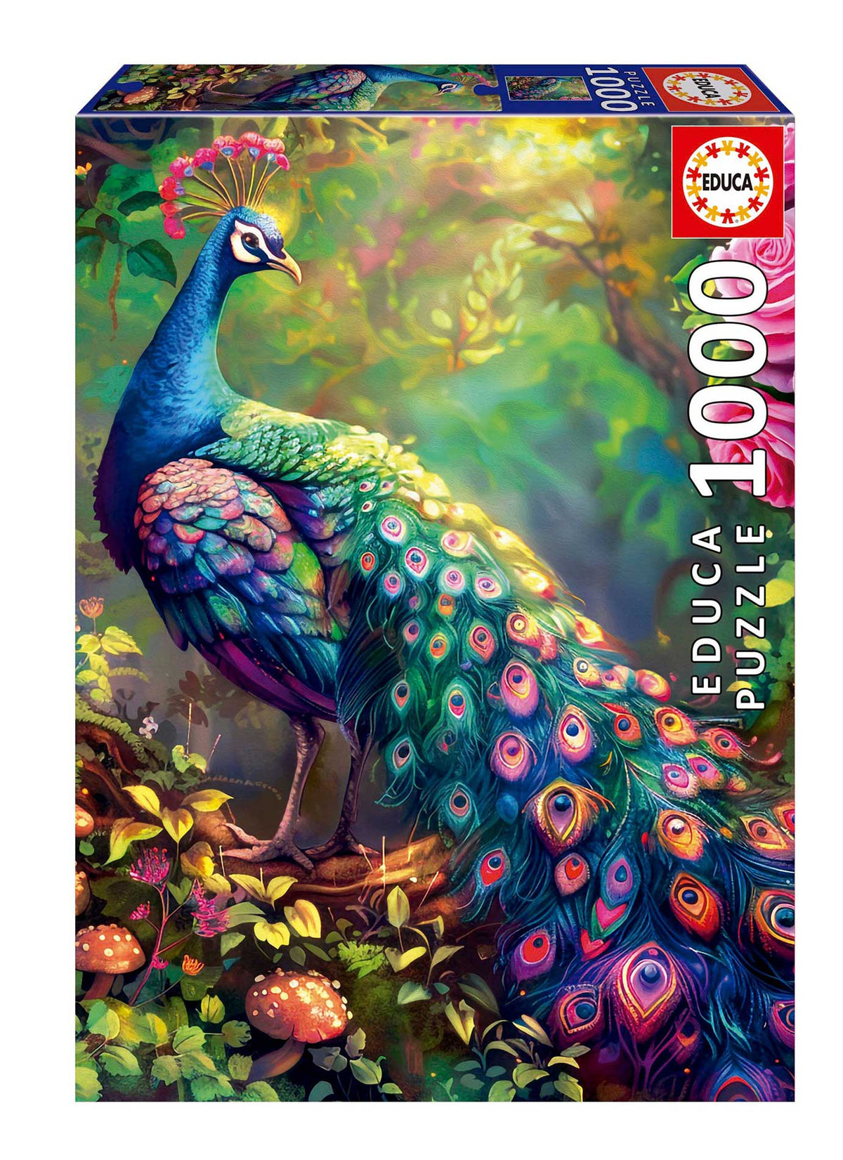 Puzzle Jardim dos Pavões - Educa - 1000 Peças