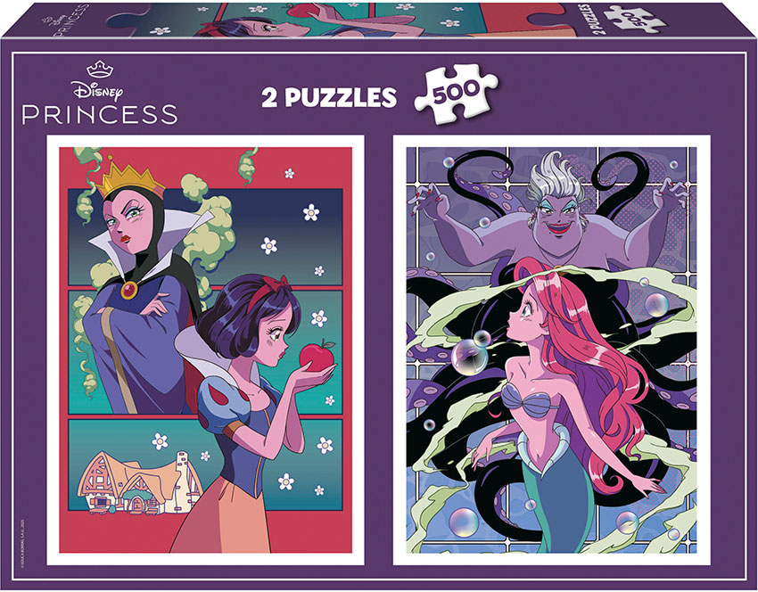 Puzzle Disney Villains & Princesses - Educa - 2x500 Peças