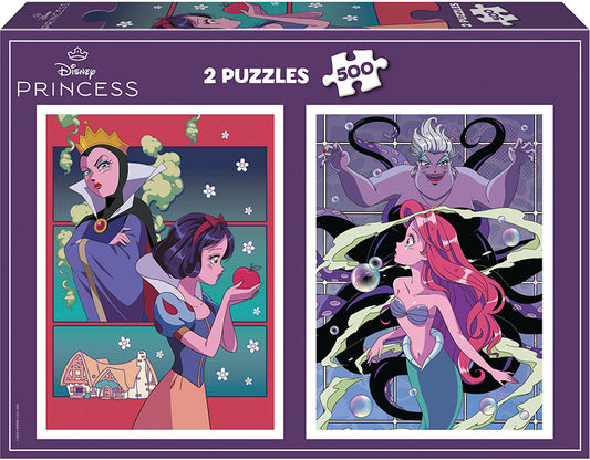 Puzzle Disney Villains & Princesses - Educa - 2x500 Teile