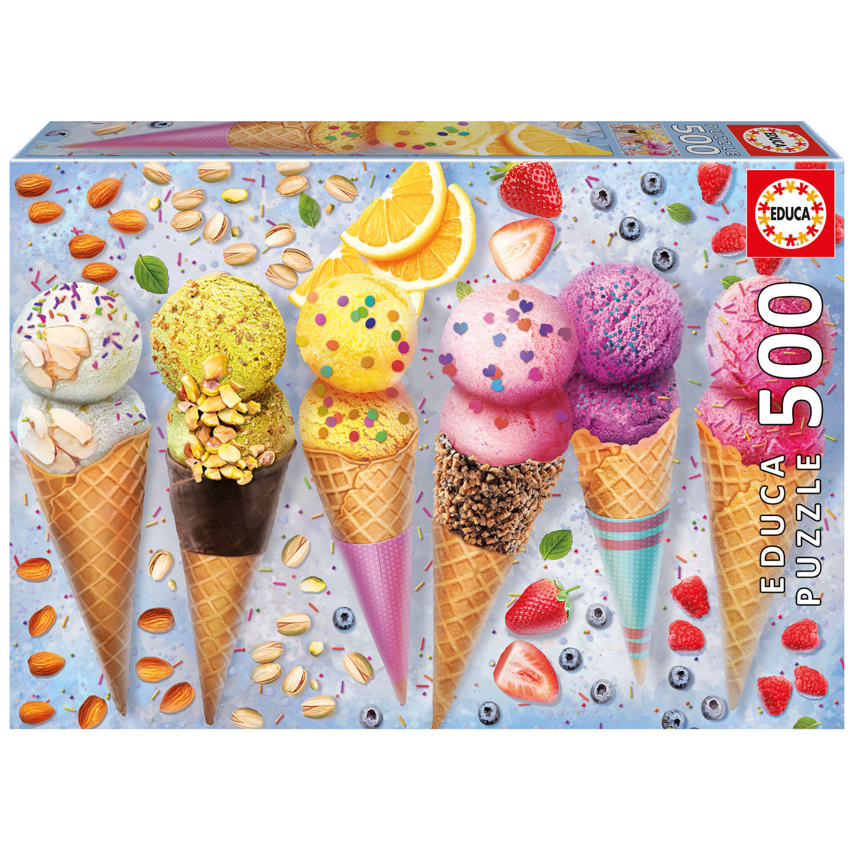 Puzzle Gelados - Educa - 500 Peças