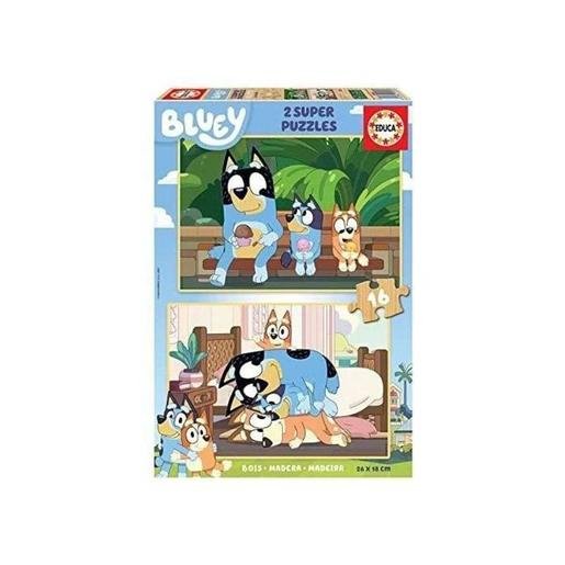 Puzzle Bluey - Educa - 2x16 Peças