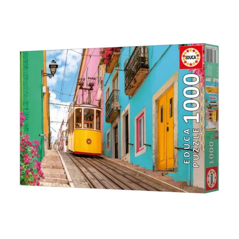 Puzzle Lisboa Colorida - Educa - 1000 Peças