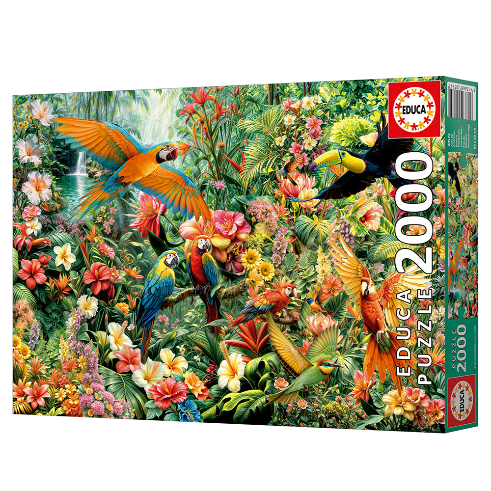 Puzzle Aves da Amazónia - Educa - 2000 Peças