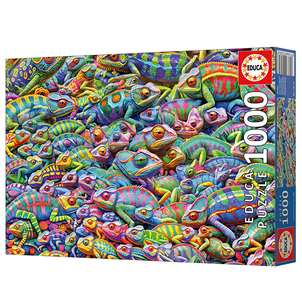 Puzzle Caos Camaleónico "Extreme" - Educa - 1000 Peças