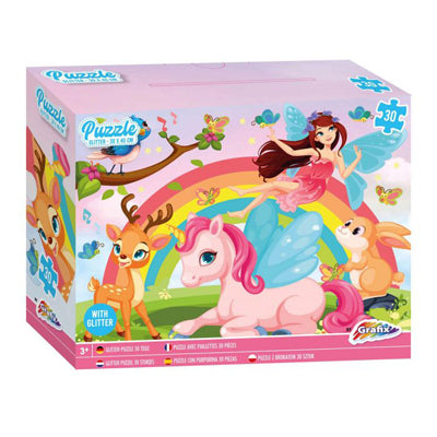 Glitzer Puzzle - Grafix - 30 Teile