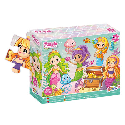 Puzzle Glitter - Grafix - 30 Peças