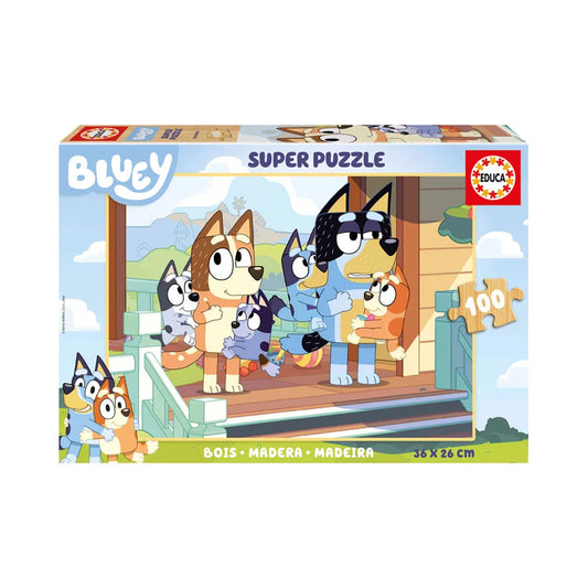 Bluey Holzpuzzle – Educa – 100 Teile