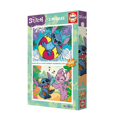 Disney Stitch 2-in-1-Puzzle – Educa – 2 x 100 Teile