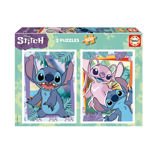 Disney Stitch 2-in-1-Puzzle – Educa – 2 x 500 Teile