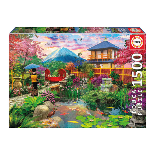 Puzzle Educa Jardim Japonês de 1500 Pçs