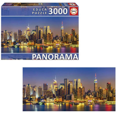 New York at Night Puzzle – Educa - 3000 pieces