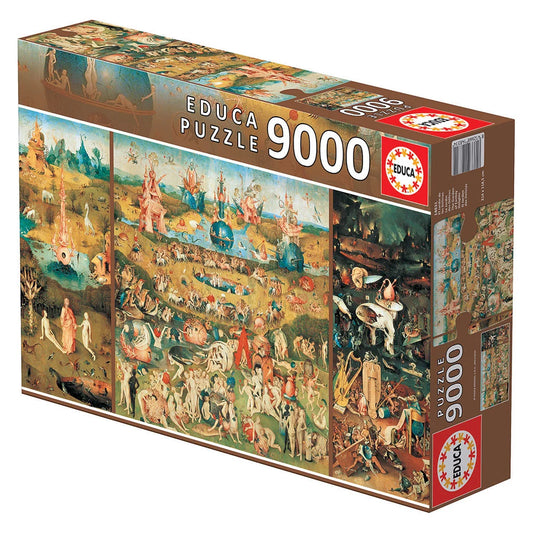 Puzzle O Jardim das Delícias – Educa - 9000 peças