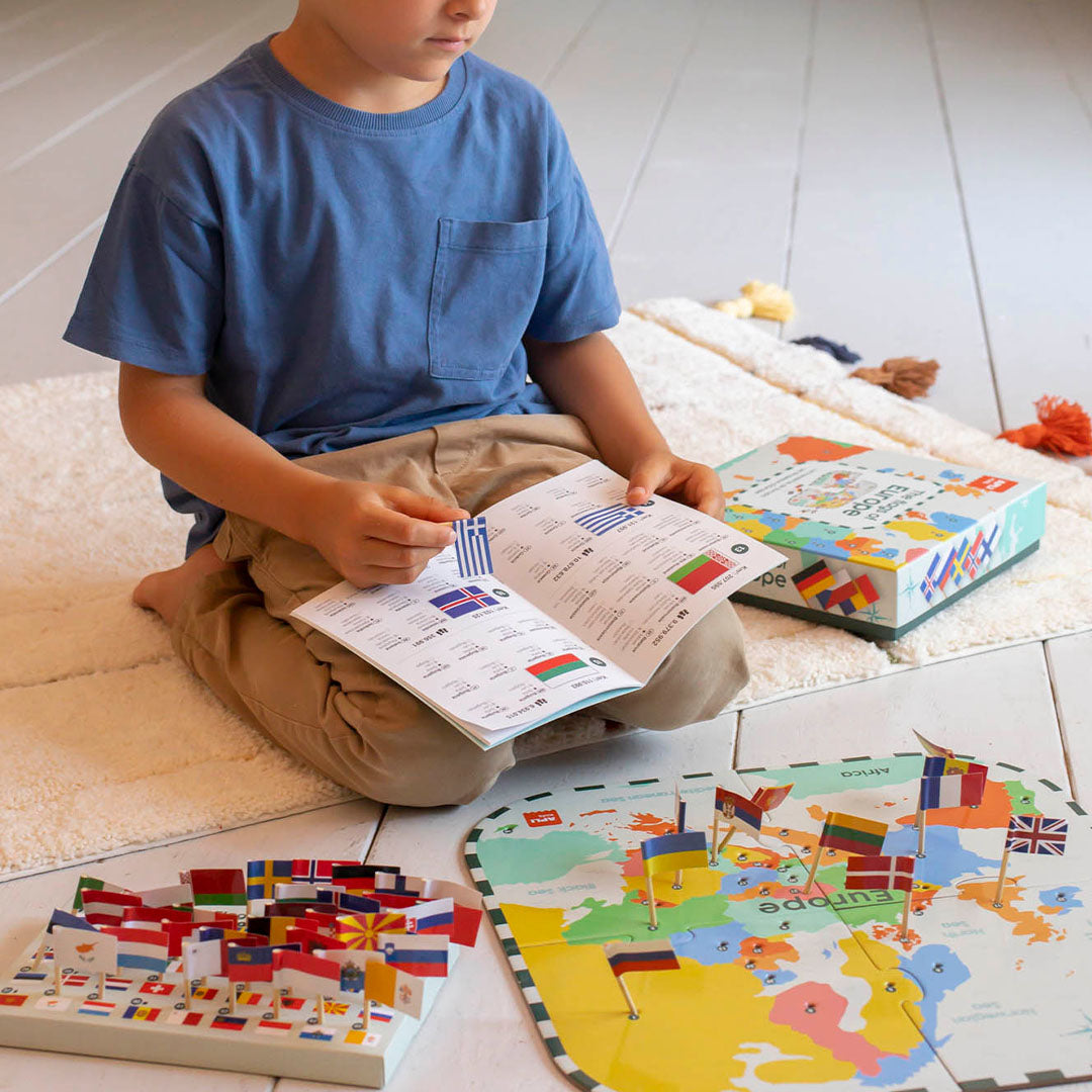 Puzzle Bandeiras da Europa Apli Kids, a jogar