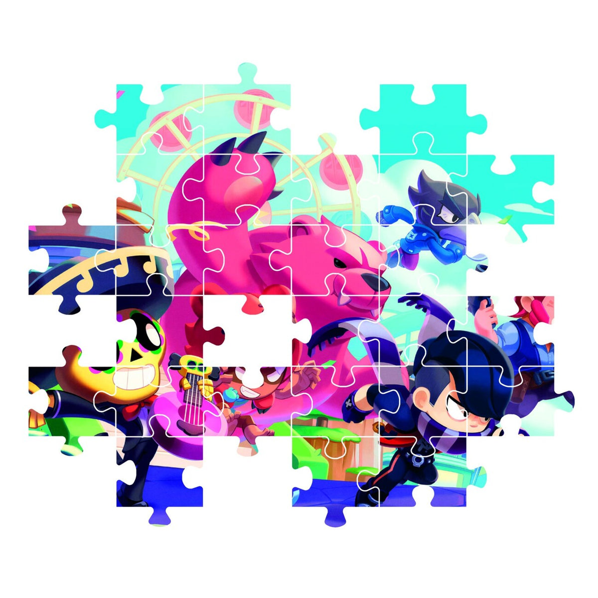 Puzzle Brawl Stars 1 Clementoni 180 peças, peças