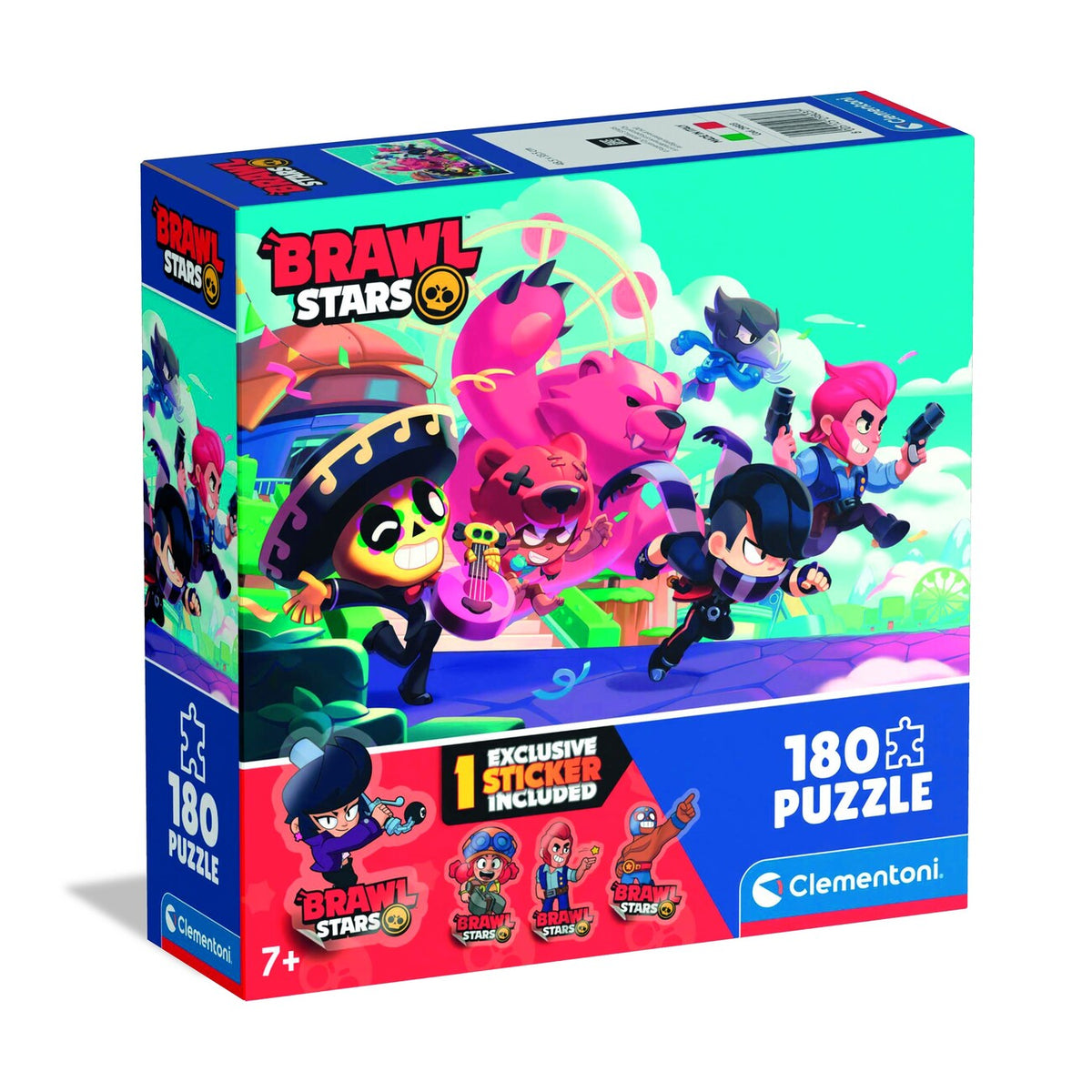 Puzzle Brawl Stars 1 Clementoni 180 peças, caixa
