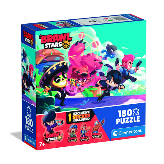 Puzzle Brawl Stars 1 Clementoni 180 peças, caixa