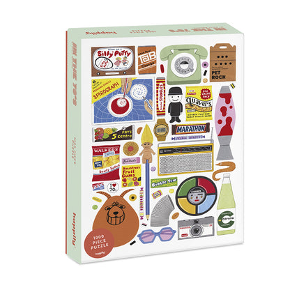 Puzzle In the 70's Happily 1000 peças, caixa