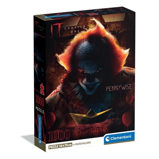 Caixa do Puzzle It, Horror Movies da Clementoni com 1000 peças