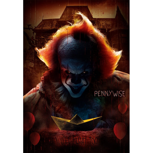 Puzzle It, Horror Movies da Clementoni montado, imagem completa (1000 peças)