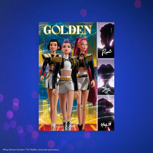 Puzzle KPop Demon Hunters Golden - Clementoni - 180 Piezas, caja del puzzle oficial de Netflix