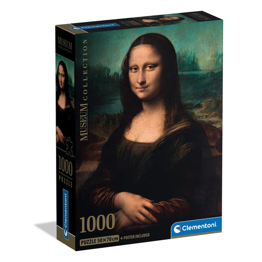Caixa do Puzzle Mona Lisa da Clementoni com 1000 peças