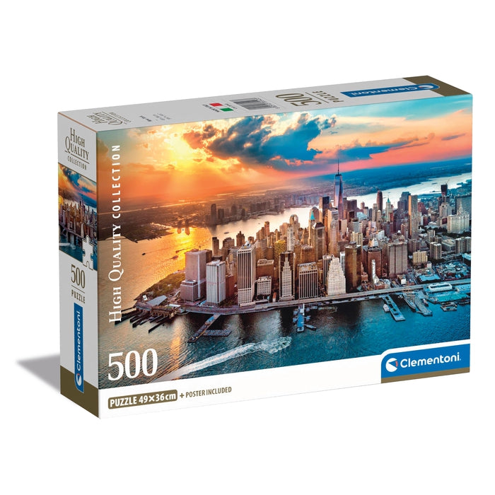 Caja del puzzle New York de Clementoni de 500 piezas