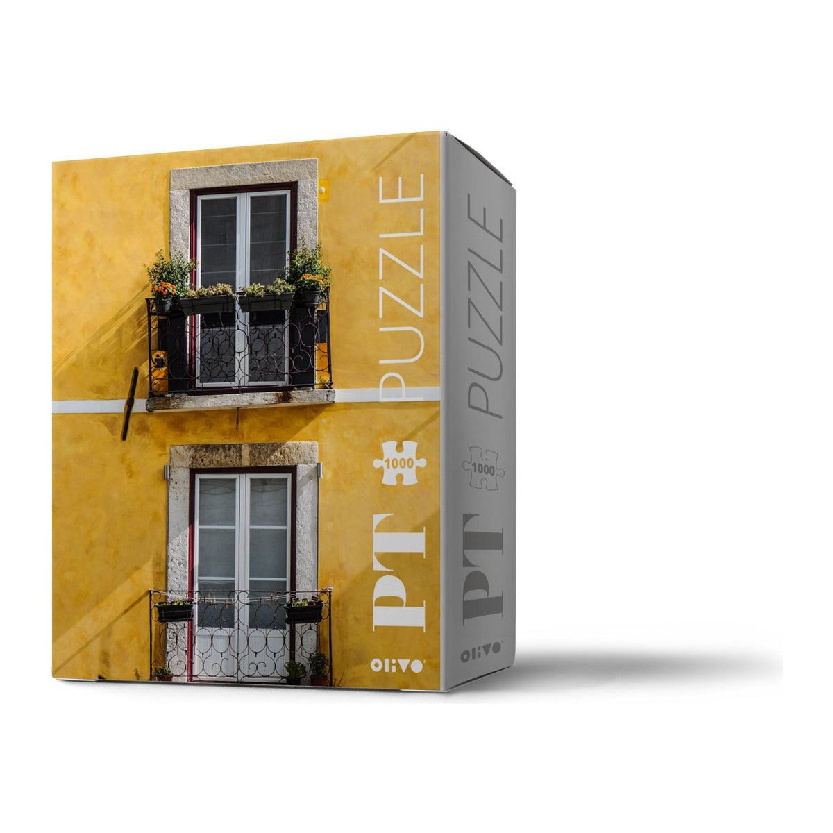 Olivo Yellow Façade 1000-piece puzzle, box from the Images of Portugal collection