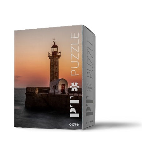 Puzzle Olivo Farol 1000 peças, caixa da coleção Imagens de Portugal