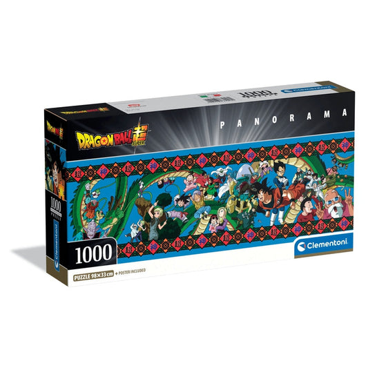 Caixa do Puzzle Panorama Dragonball da Clementoni com 1000 peças