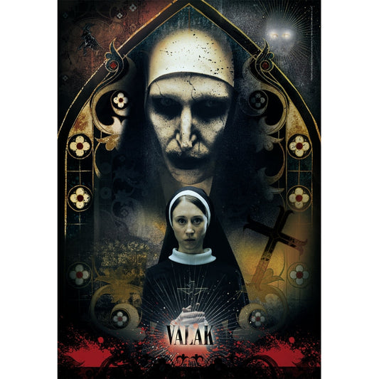Puzzle The Nun, Horror Movies da Clementoni montado, imagem completa (1000 peças)