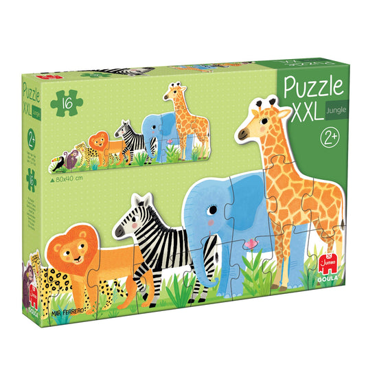 Puzzle XXL Selva Goula 16 peças, caixa
